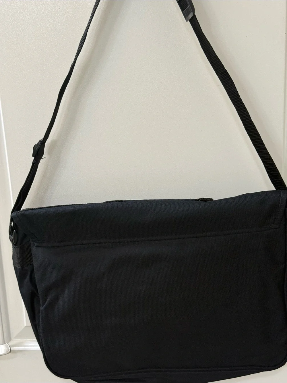 Microsoft Black Canvas VTG Lap Top Bag Shoulder Strap Satchel Vintage Promo Tech